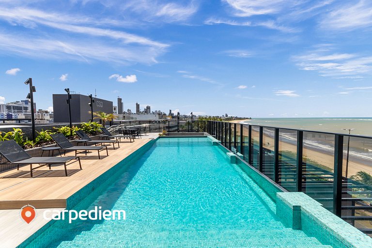 Beach Haus #425 Beira mar no Bessa By Carpediem