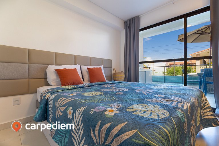 Makani Beach #06 - Flat com piscina por Carpediem