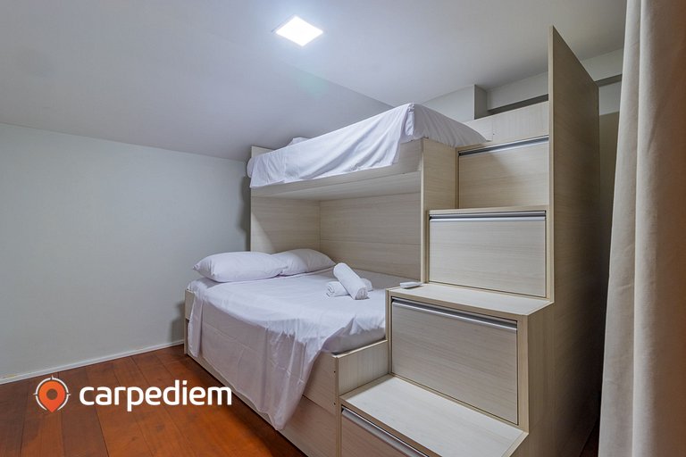 Tangaroa Flat - Duplex com varanda by Carpediem