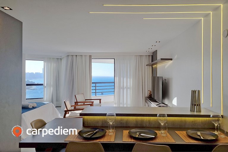 Iate Plaza #1404 - Studio beira mar por Carpediem
