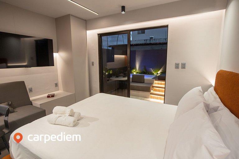 Beach Haus - Duplo com Jacuzzi por Carpediem