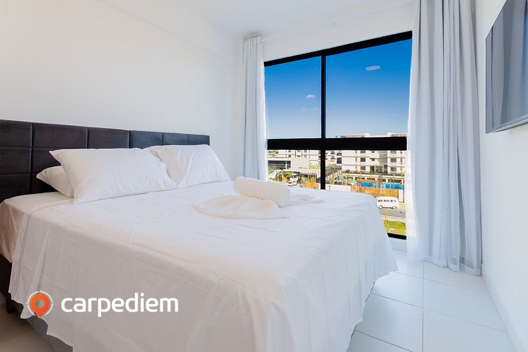 Malia Beach #A301 - Apê com Varanda por Carpediem