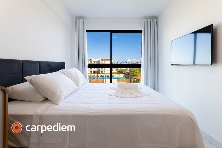 Malia Beach #A301 - Apê com Varanda por Carpediem