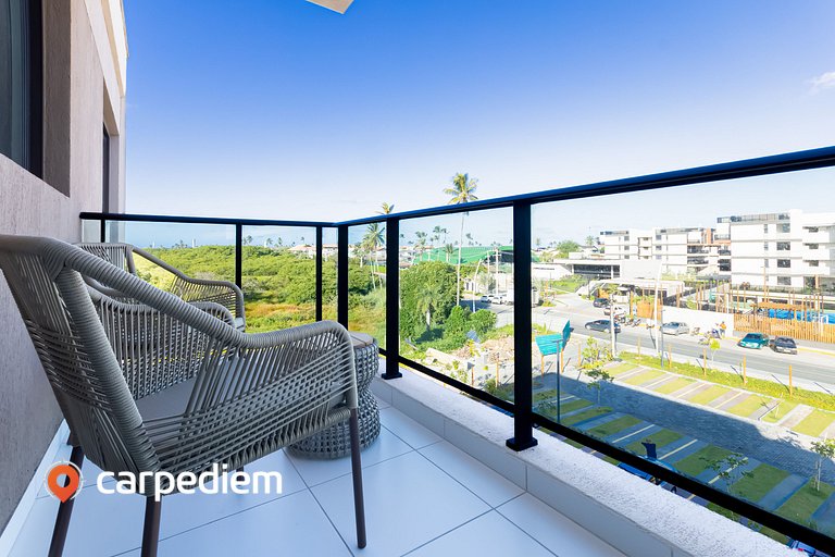 Malia Beach #A301 - Apê com Varanda por Carpediem