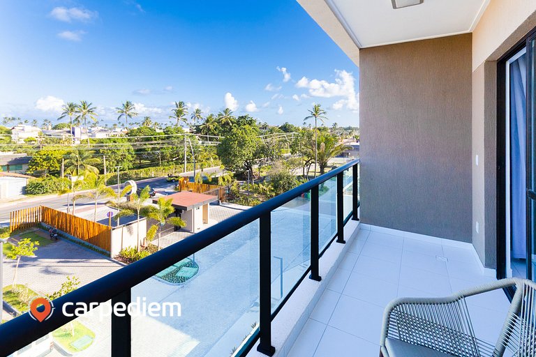 Malia Beach #A301 - Apê com Varanda por Carpediem