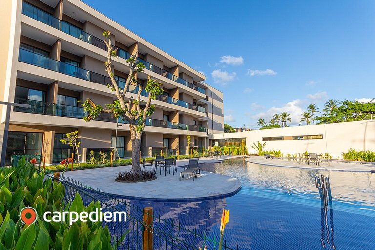 Malia Beach #A301 - Apê com Varanda por Carpediem