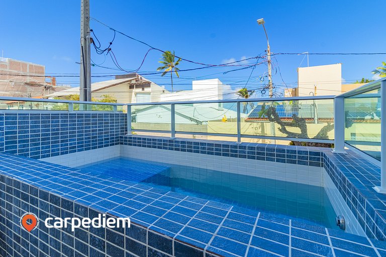 Ocean Blue #01 - Apê com piscina por Carpediem