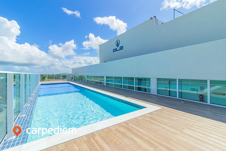 Ocean Blue #01 - Apê com piscina por Carpediem