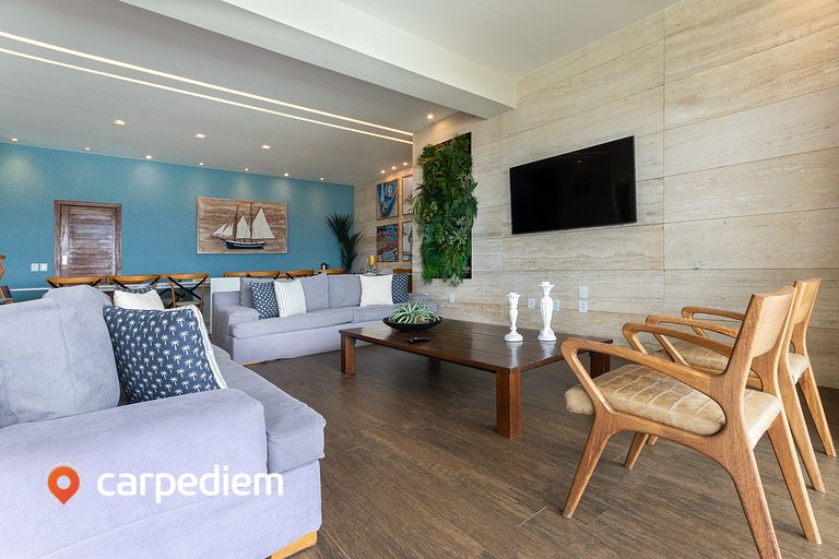 Casa luxuosa ao mar de Porto Mirim RN por Carpediem