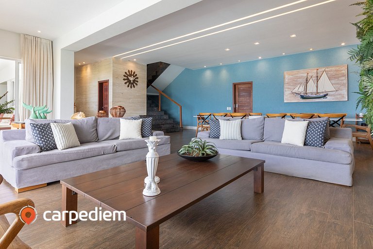 Casa luxuosa ao mar de Porto Mirim RN por Carpediem