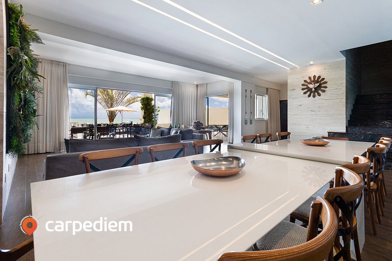 Casa luxuosa ao mar de Porto Mirim RN por Carpediem