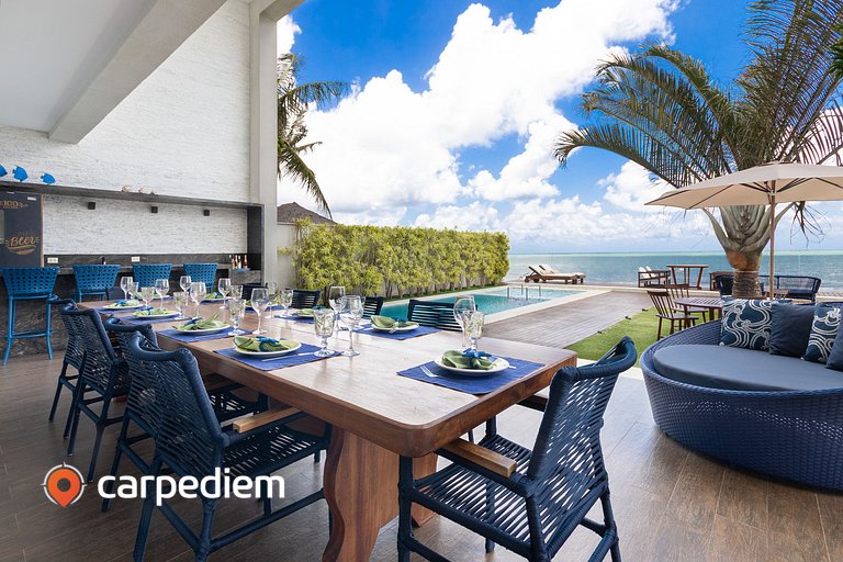 Casa luxuosa ao mar de Porto Mirim RN por Carpediem