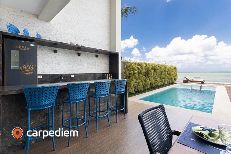 Casa luxuosa ao mar de Porto Mirim RN por Carpediem