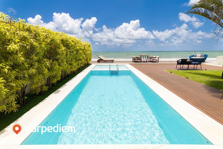 Casa luxuosa ao mar de Porto Mirim RN por Carpediem
