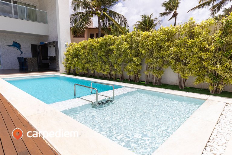 Casa luxuosa ao mar de Porto Mirim RN por Carpediem