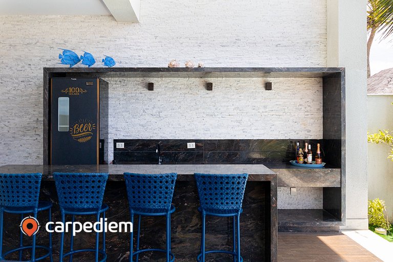 Casa luxuosa ao mar de Porto Mirim RN por Carpediem