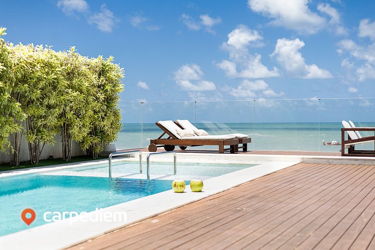 Casa luxuosa ao mar de Porto Mirim RN por Carpediem