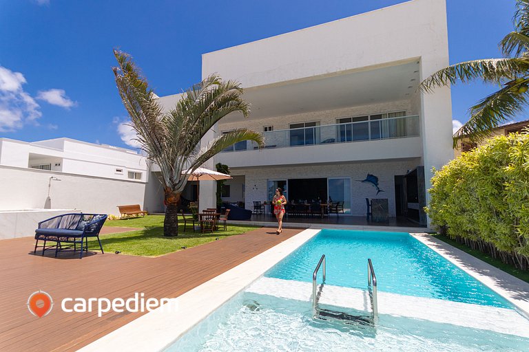 Casa luxuosa ao mar de Porto Mirim RN por Carpediem