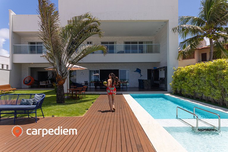 Casa luxuosa ao mar de Porto Mirim RN por Carpediem
