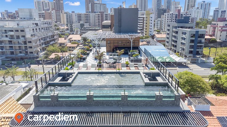 Alta Garden - Varanda e vista cidade por Carpediem