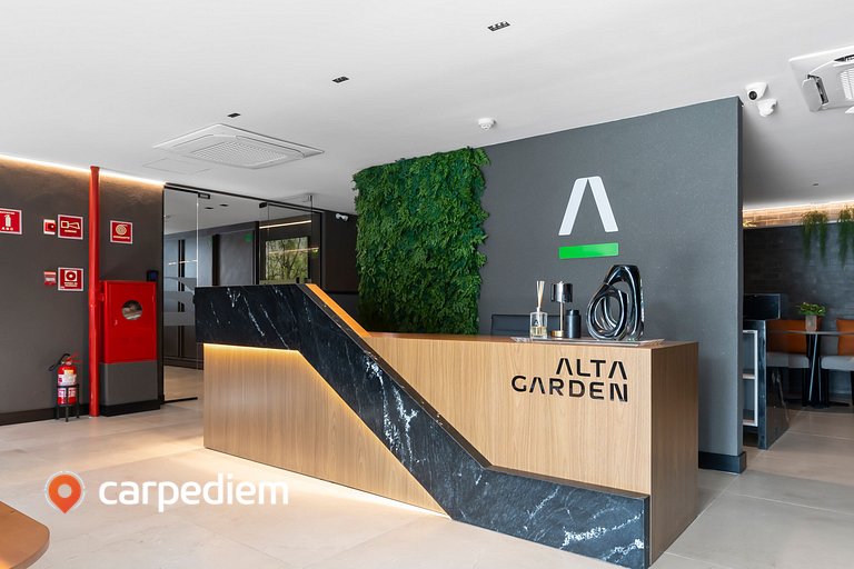 Alta Garden - Apê com hidro e vista por Carpediem