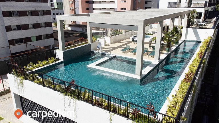 Tolive Riverside - Studios de Alto Padrão em Recife com Pisc