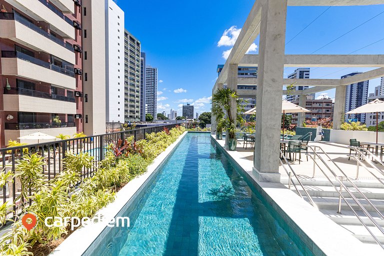 Tolive Riverside - Studios de Alto Padrão em Recife com Pisc