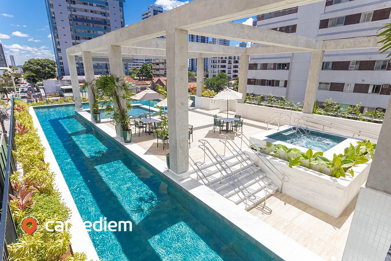 Tolive Riverside - Studios de Alto Padrão em Recife com Pisc