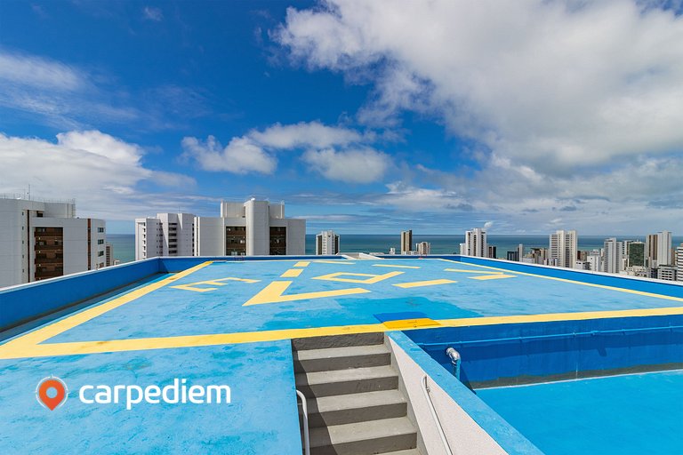 Beach Class Boa Viagem #2401 - Apê por Carpediem