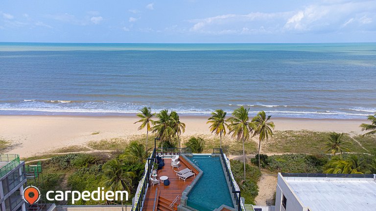 Flat #205 no Breeze - Vista Mar e Pé na Areia by Carpediem