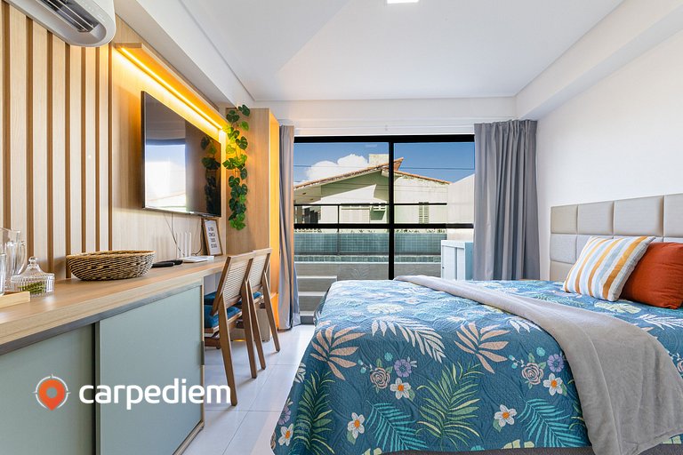 Makani Beach #07 - Flat com piscina by Carpediem