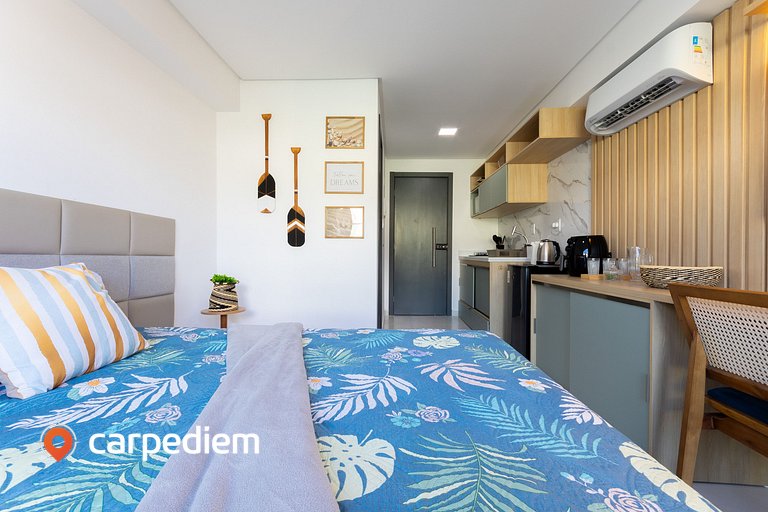 Makani Beach #07 - Flat com piscina by Carpediem