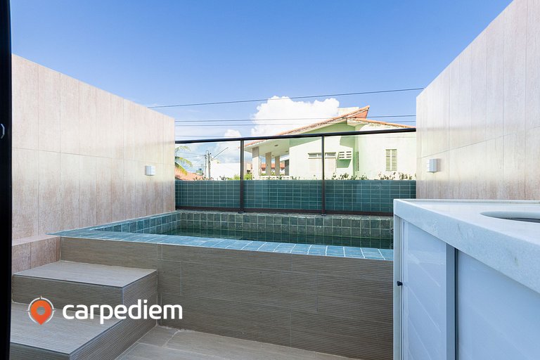 Makani Beach #07 - Flat com piscina by Carpediem