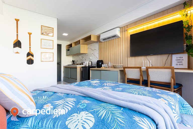 Makani Beach #07 - Flat com piscina by Carpediem