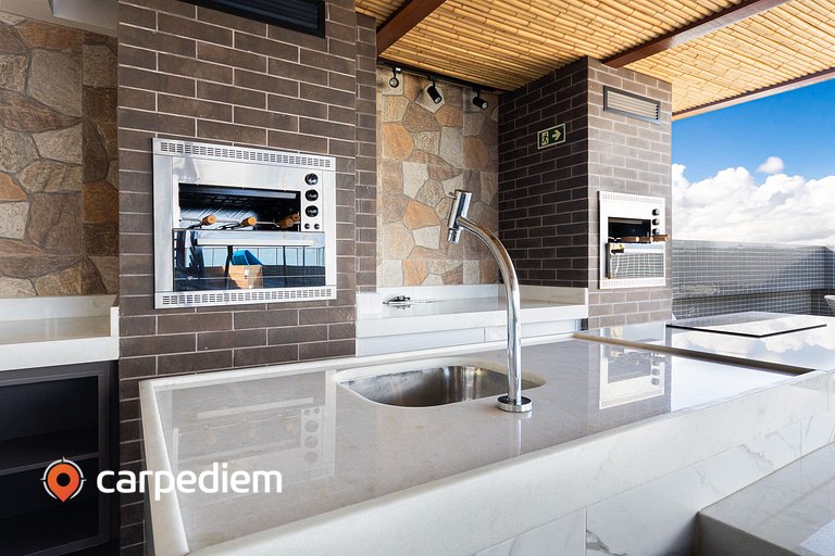 Makani Beach #07 - Flat com piscina by Carpediem