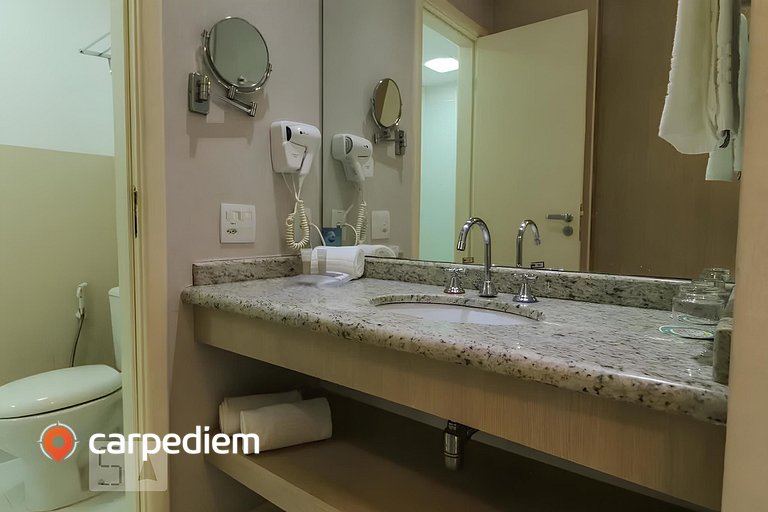 Rio Plaza #412 - Studio Confortável por Carpediem
