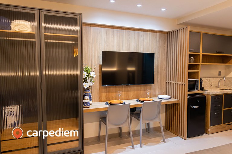 Beach Haus #411 - Apto beira mar por Carpediem