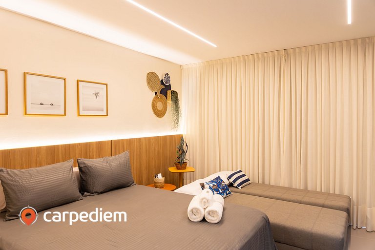 Beach Haus - Triplo beira mar por Carpediem