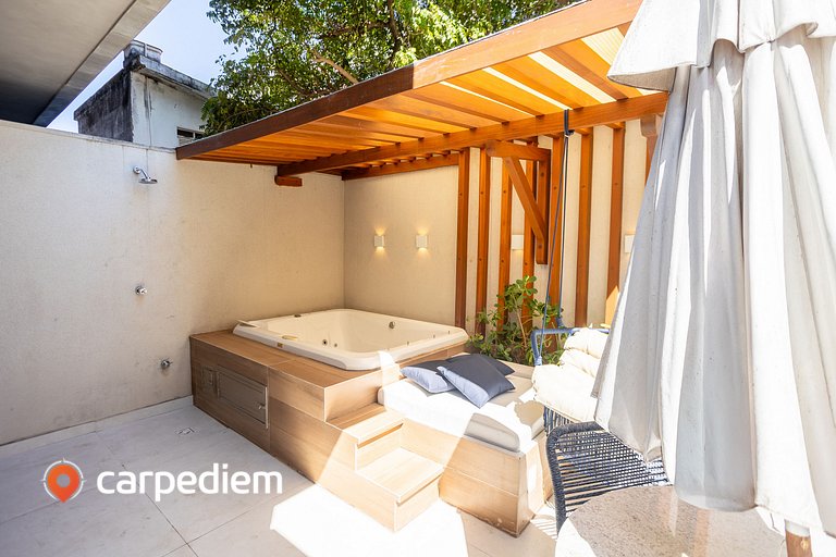 Way Bossa - Térreo com Jacuzzi por Carpediem