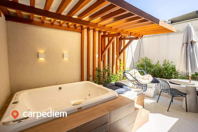 Way Bossa - Térreo com Jacuzzi por Carpediem