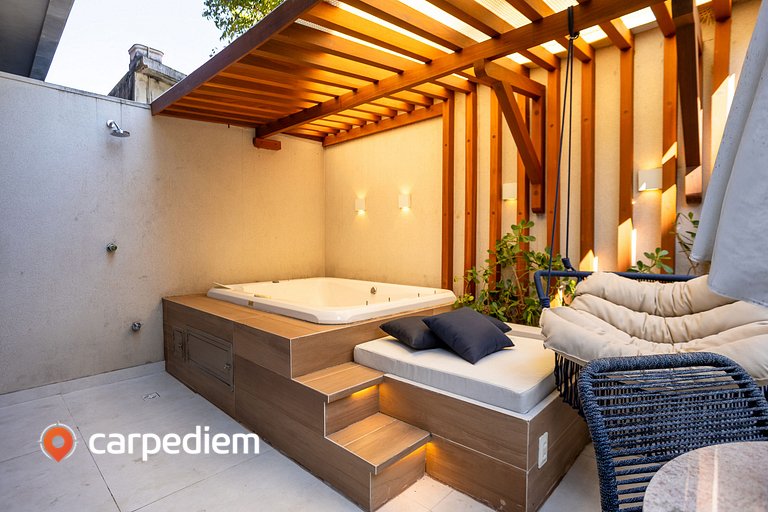 Way Bossa - Térreo com Jacuzzi por Carpediem