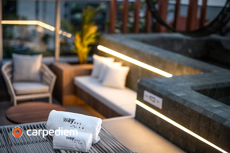 Way Bossa - Térreo com Jacuzzi por Carpediem