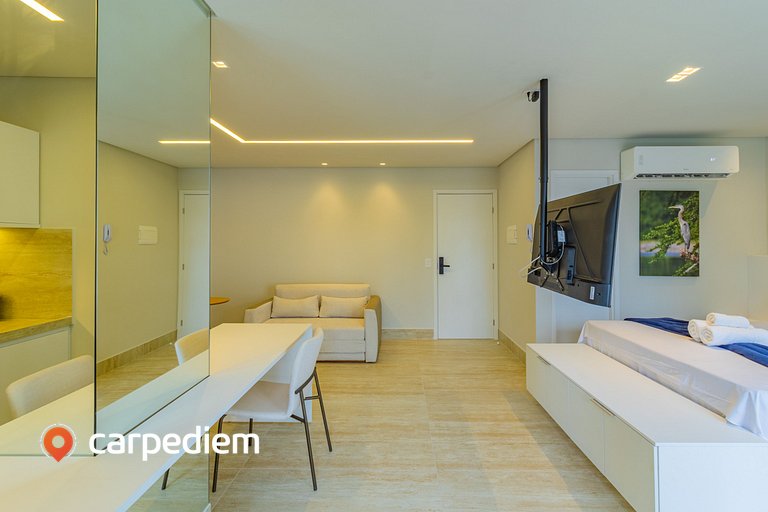 Tolive Riverside - Studio com Varanda by Carpediem