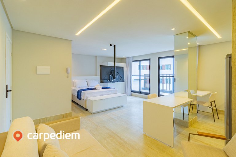 Tolive Riverside - Studio com Varanda by Carpediem