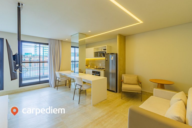 Tolive Riverside - Studio com Varanda by Carpediem