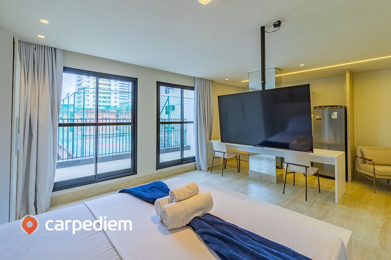 Tolive Riverside - Studio com Varanda by Carpediem