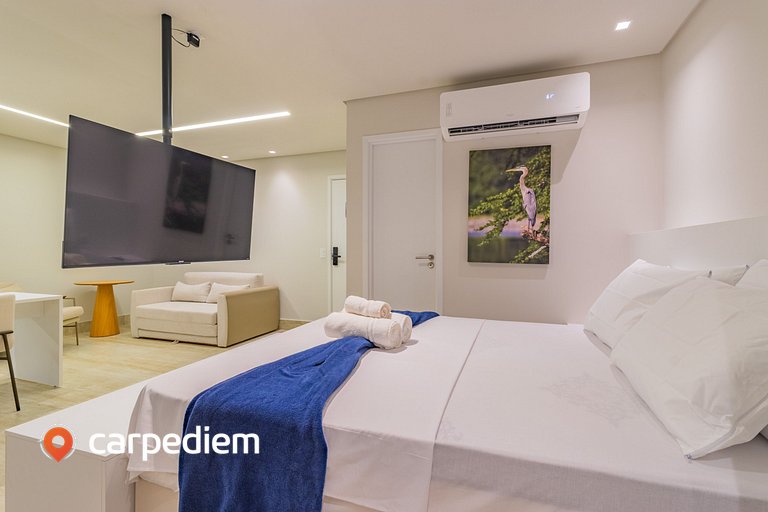 Tolive Riverside - Studio com Varanda by Carpediem
