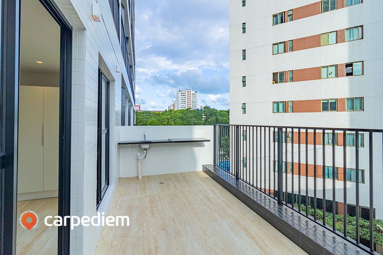 Tolive Riverside - Studio com Varanda by Carpediem