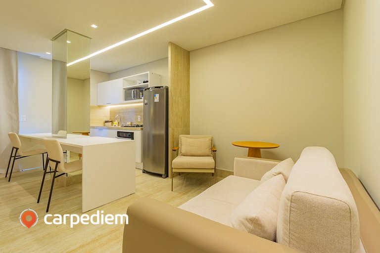 Tolive Riverside - Studio com Varanda by Carpediem