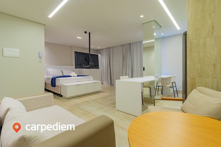 Tolive Riverside - Studio com Varanda by Carpediem